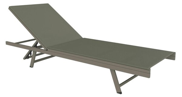 LEŽALNIK aluminij prašno lakirano zelena
