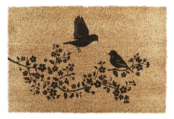 Predpražnik iz kokosovih vlaken 40x60 cm Birds On a Tree – Artsy Doormats