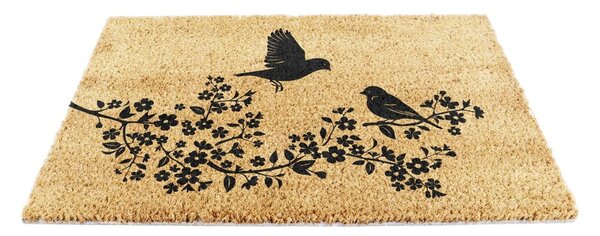 Predpražnik iz kokosovih vlaken 40x60 cm Birds On a Tree – Artsy Doormats