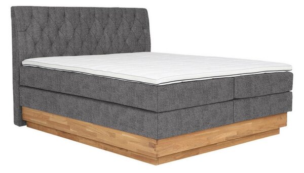 Premium Living Postelja Boxspring Marie, Barva Grafita, 160x200