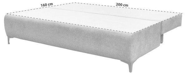 Mömax Zofa Boxspring Viera, Temno Modra, Ležišče, Predal