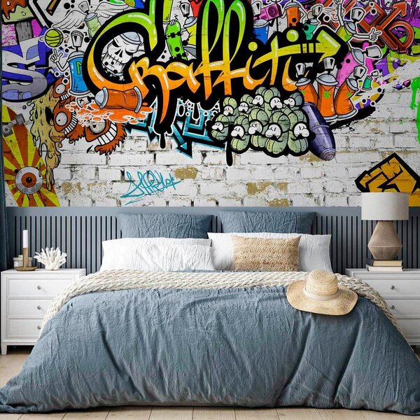 Artgeist Fototapeta Graffiti On The Wall, 100x70cm