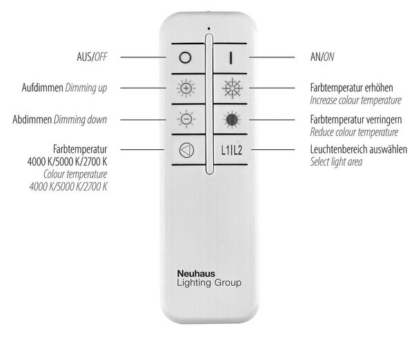 XXXL Stropna Led-svetilka Asmin, Srebrna, 2 X 16 W