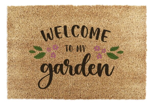 Predpražnik iz kokosovih vlaken 40x60 cm Welcome to My Garden – Artsy Doormats