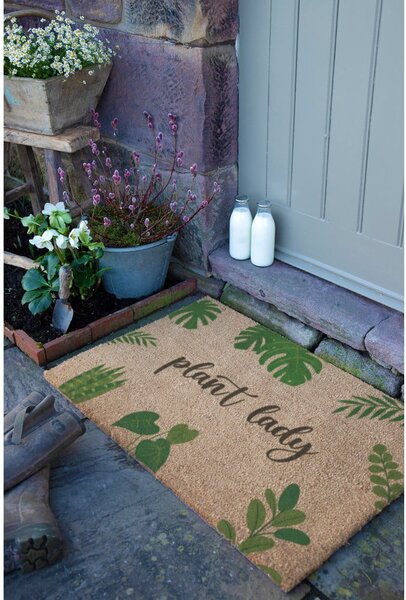 Predpražnik iz kokosovih vlaken 40x60 cm Plant Lady – Artsy Doormats