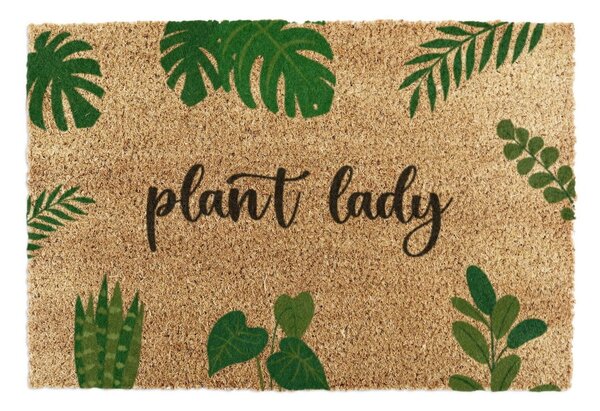 Predpražnik iz kokosovih vlaken 40x60 cm Plant Lady – Artsy Doormats