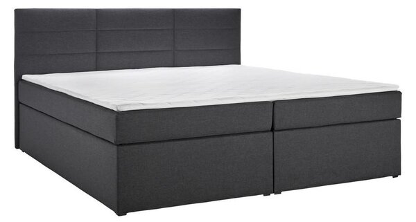 Bessagi Home Postelja Boxspring Lisa, Temno Siva, 180x200