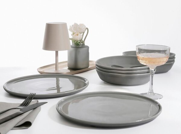 Creatable Jedilni Servis Chef Collection Grey, 12-Delni