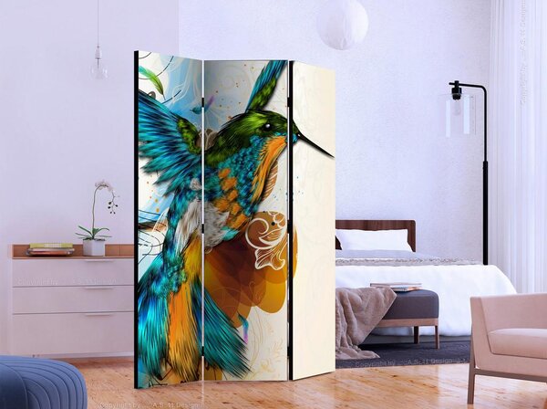 Artgeist Paravan Bird's Music, 3-Delni, Dvostranski