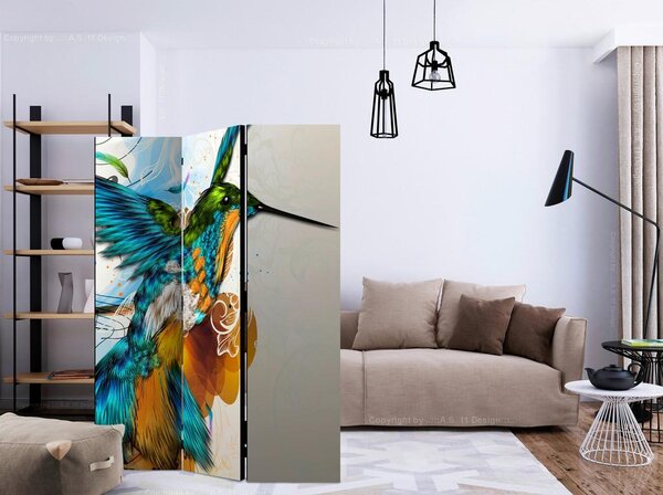 Artgeist Paravan Bird's Music, 3-Delni, Dvostranski