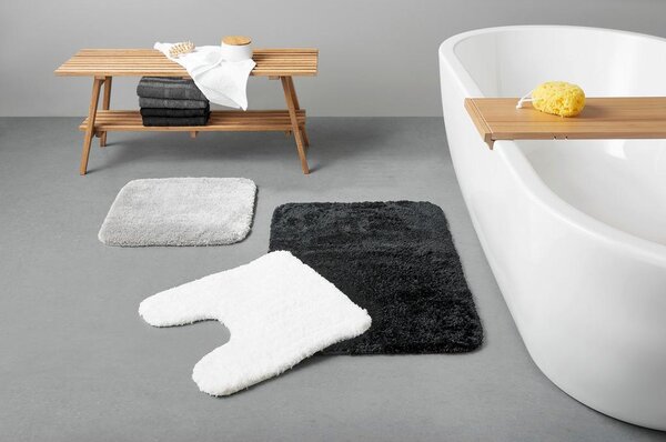 Premium Living Preproga Za Wc-školjko Chris, Siva, Ca. 50/50 Cm