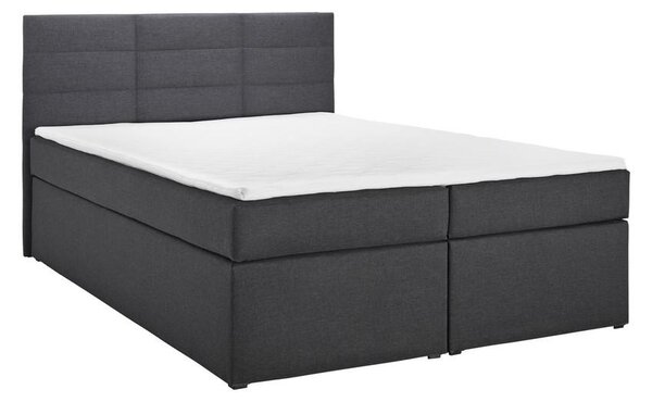 Bessagi Home Postelja Boxspring Lisa, Antracit, 140x200