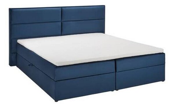 Bessagi Home Postelja Boxspring Kilian, Modra, 180x200