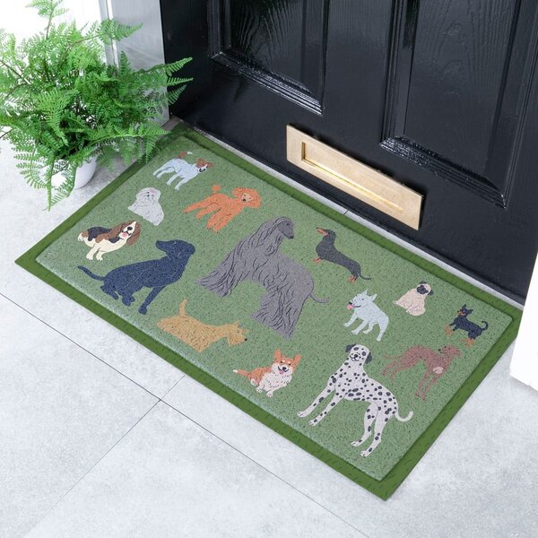 Predpražnik 40x70 cm Dog Breeds – Artsy Doormats