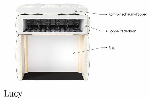 Bessagi Home Postelja Z Vzmetnico Lucy