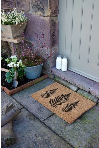 Predpražnik iz kokosovih vlaken 40x60 cm Fern Leaf – Artsy Doormats