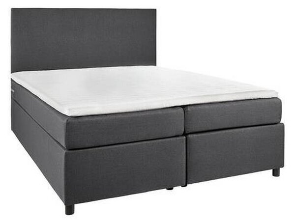 Bessagi Home Postelja Boxspring Florin, Siva, 140x200