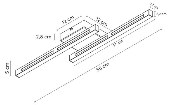 Modern Living Stropna Led-svetilka Conel, 13 W