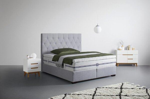 Premium Living Postelja Boxspring Hampton Brez Vzmetnice, 160x200