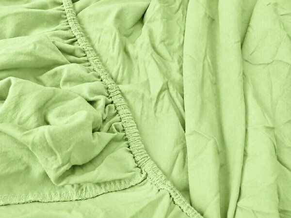Jersey rjuha EXCLUSIVE svetlo zelena 90 x 200 cm