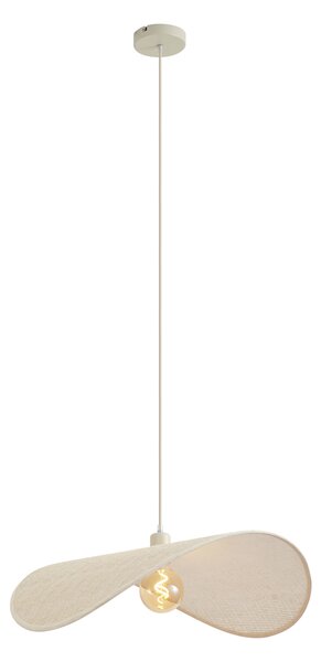 Moderna viseča svetilka bež 65 cm - Hat