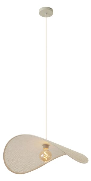 Moderna viseča svetilka bež 65 cm - Hat