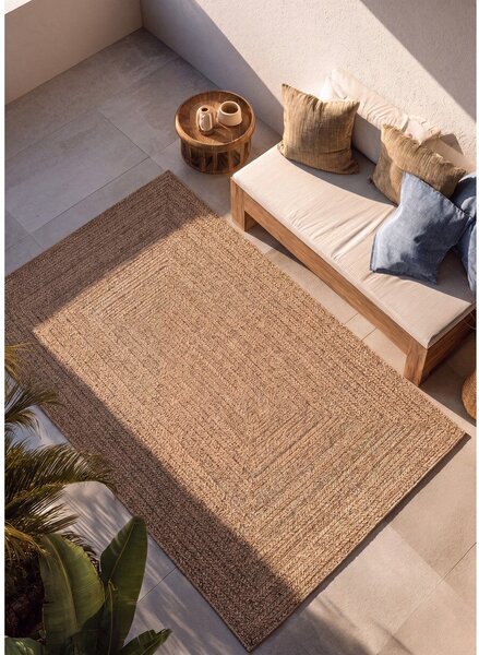 Notranja in zunanja preproga v naravni barvi 80x150 cm Acra – Universal