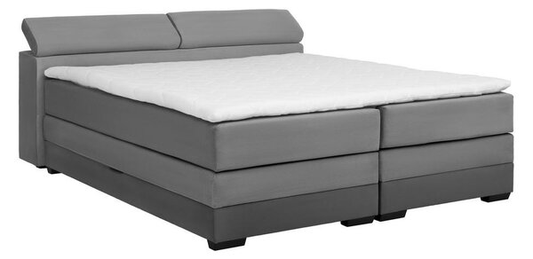 Premium Living Postelja Boxspring Sevilla, Siva, 180x200