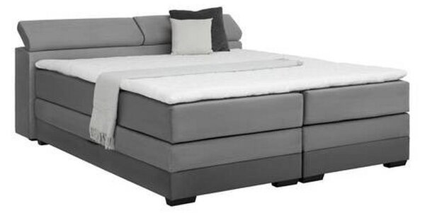 Premium Living Postelja Boxspring Sevilla, Siva, 180x200