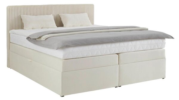 Mömax Postelja Boxspring Rossa, Bež, 160x200