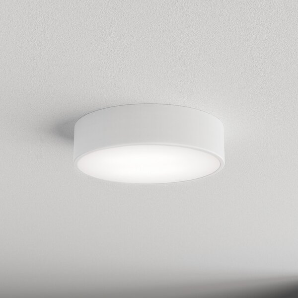 TEMAR LIGHTING Stropna svetilka Cleo 300, bela, senzor, IP20, Ø 30 cm, kovina, Bela, Dnevna soba / jedilnica, Kovina, Sodobni