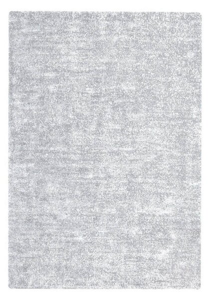 VINTAGE PREPROGA 120/170 cm taftano siva, srebrne barve