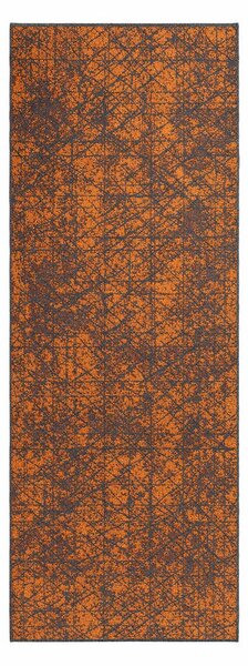 RAVNO TKANA PREPROGA Kalea 80/150 cm tkano oranžna