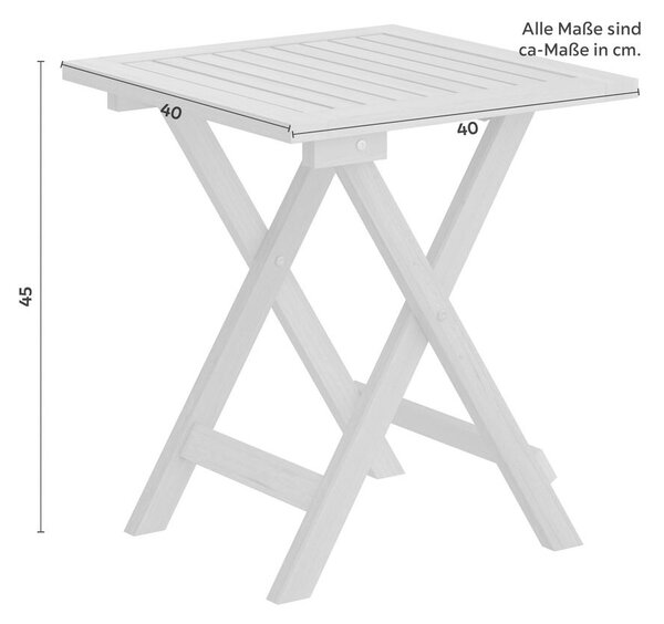 XXXL Set Za Balkon Nala, Akacija, 3-Delno