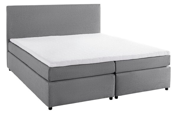 Bessagi Home Postelja Boxspring Melina, Siva, Z Nadvložkom, 180x200