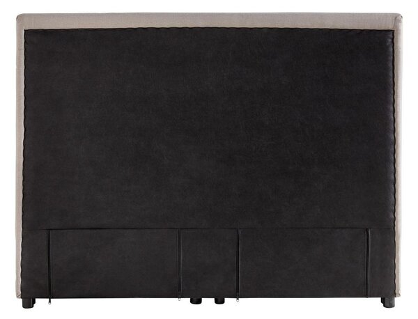 Bessagi Home Postelja Boxspring Florinda, Bež, Z Nadvložkom, 140x200