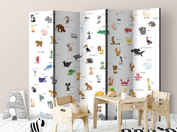 Artgeist Paravan Animals I, 5-Delni, Dvostranski