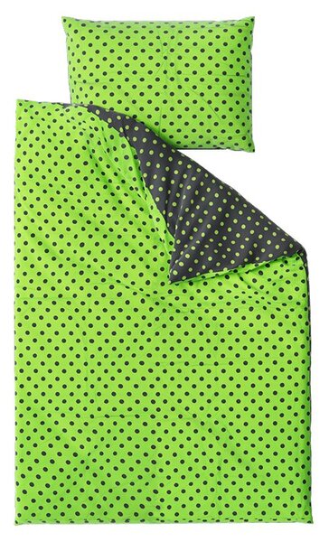 Poliabombažna posteljnina COLAM GREEN POLY zelena Dimenzije posteljnine: 70 x 90 cm | 140 x 200 cm