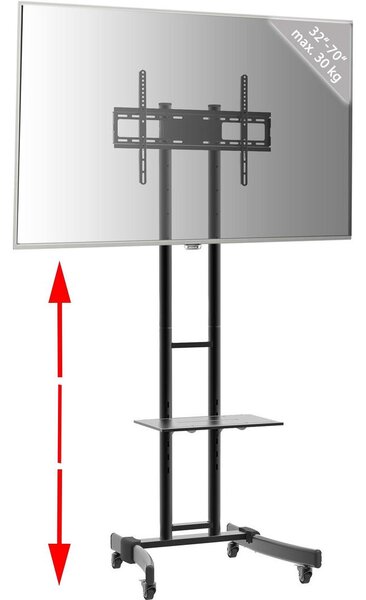 MID.YOU Stojalo Za Tv B-ms 190, Črna