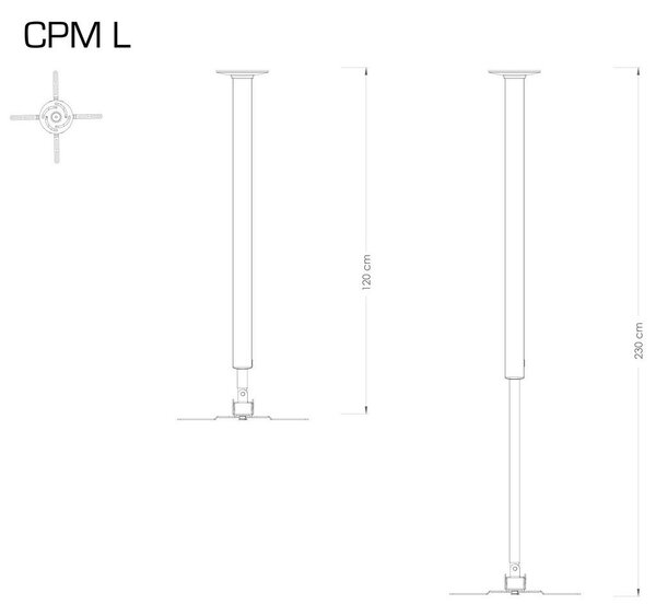 MID.YOU Stenski Nosilec Za Tv Cpm