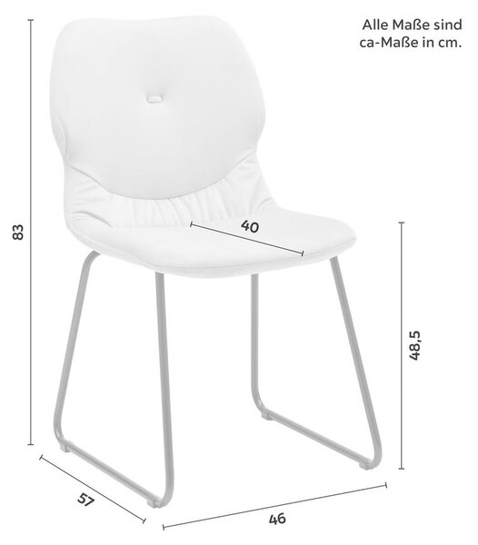 Bessagi Home Stol Alica, Bež, Žamet