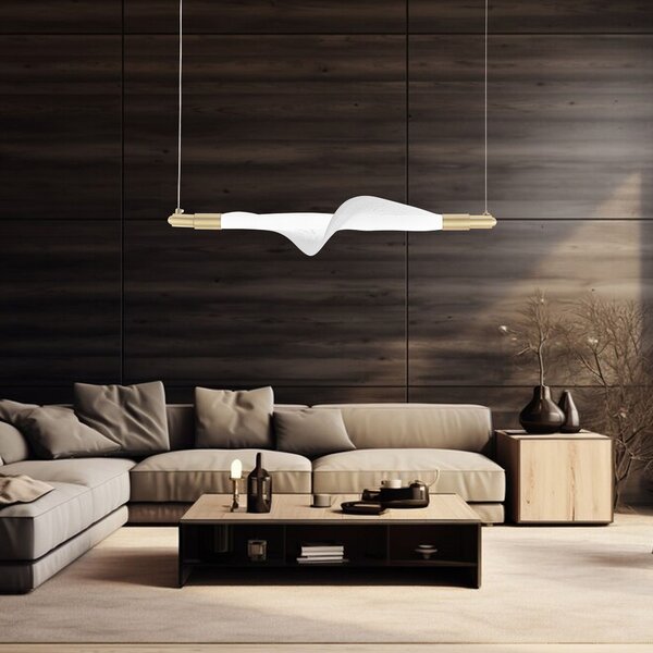 Svetilka LED G011-CP WHITE/GOLD