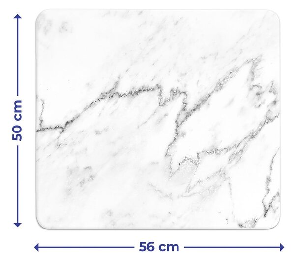 Stenska zaščitna plošča za štedilnik iz kaljenega stekla 50x56 cm Marble – Wenko