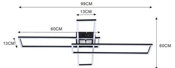 Mömax Stropna Led-svetilka Film