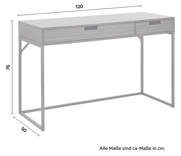 Bessagi Home Pisalna Miza Aurora, Barva Oreha, 120x50