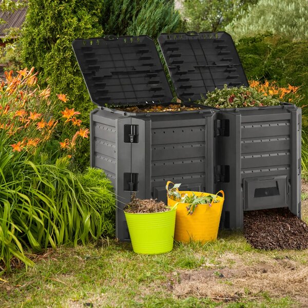 Kompostnik - Compogreen 800l, črn Prosperplast