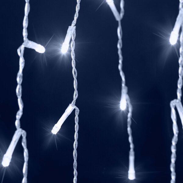 Božična svetlobna veriga LED CENCELJI, 10m, hladno bela Monzana