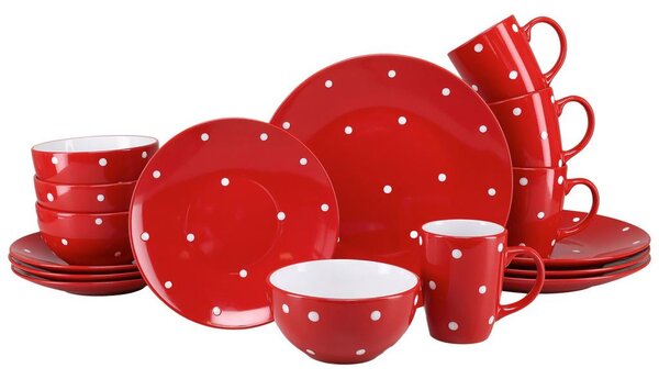 Creatable Kombinirani Servis Polka Dots, 16-Delni
