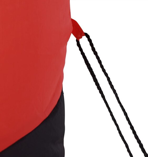Napihljiv Božiček z osvetlitvijo, 180cm, rdeč Monzana