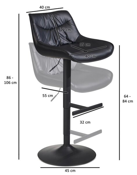 MID.YOU Barski Stol Wl7.005